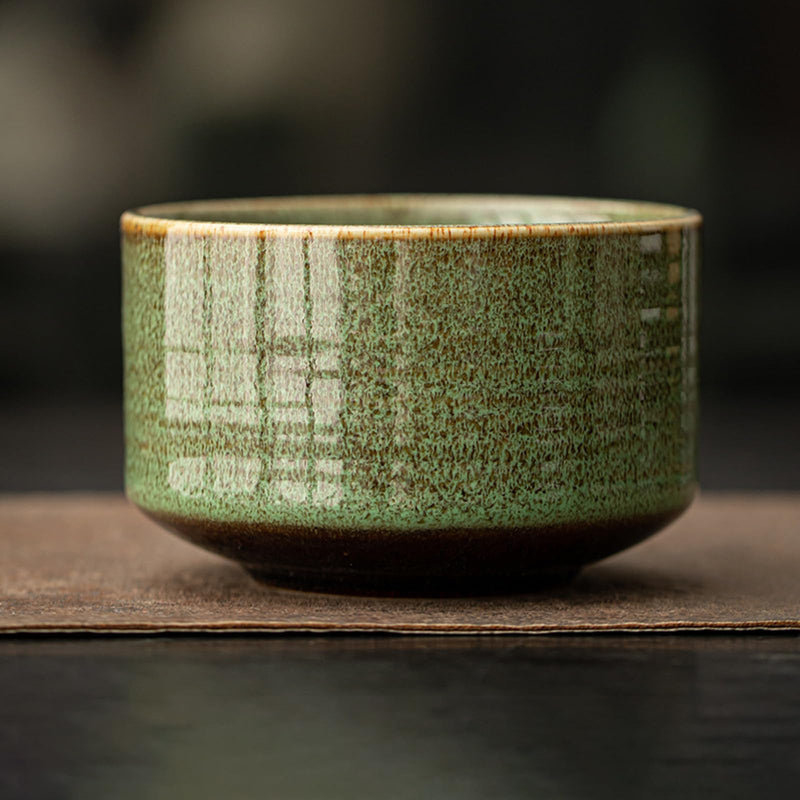 JIKANNOYA 茶道具 セット 抹茶セット お点前セット 4点セット 茶杓 茶筅 茶せん 百本立 茶筅立て くせ直し 初心者 抹茶スターター おうち時間グッズ お手入れも簡単 母の日 父の日 誕生日 贈り物 ブラウン