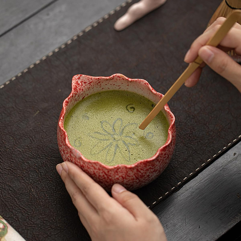 JIKANNOYA 抹茶 セット matcha set 初心者 茶道具 4点セット 陶器 抹茶茶碗 bowl 茶杓 茶せん 百本立 whisk 茶筅立て くせ直し お手入れも簡単 自宅用 ceremony 母の日 父の日 誕生日 贈り物 gift おしゃれ cute 高級 おうち時間グッズ CJ183