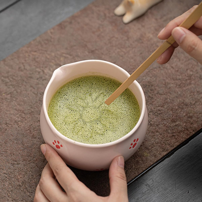 JIKANNOYA 抹茶 セット matcha set 茶道具 4点セット陶器 抹茶茶碗 bowl 茶杓 茶杓立て 茶せん 百本立 whisk 茶筅立て くせ直し 綿茶巾 抹茶篩 お手入れも簡単 初心者 自宅用 ceremony 母の日 父の日 誕生日 贈り物 gift おしゃれ cute 高級 CJ144