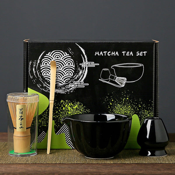 JIKANNOYA 抹茶セット 茶道具 初心者 抹茶 セット お点前セット 陶器 抹茶 抹茶茶碗 茶杓 茶杓立て 茶せん 百本立 茶筅立て くせ直し 綿茶巾 抹茶篩 茶道セット matcha set for beginners お手入れも簡単 母の日 父の日 誕生日 贈り物セット 420ml AQCJ42