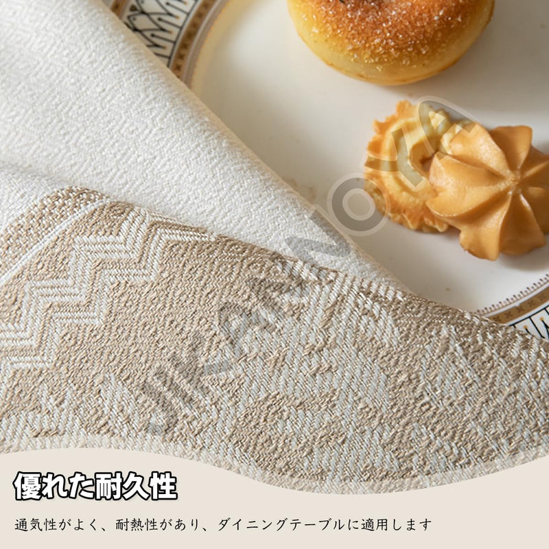 JIKANNOYA テーブルクロス 撥水 おしゃれ テーブルクロス- 長方形 花柄 北欧 テーブル table cloth for dining table 耐熱 防水 防油 汚れ防止 洗濯可能 お手入れ簡単 高級 リネン 長机用 家庭用 業務用 FSZB02