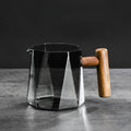 コーヒーサーバー(450ml、ブラック、ウォールナットハンドル)