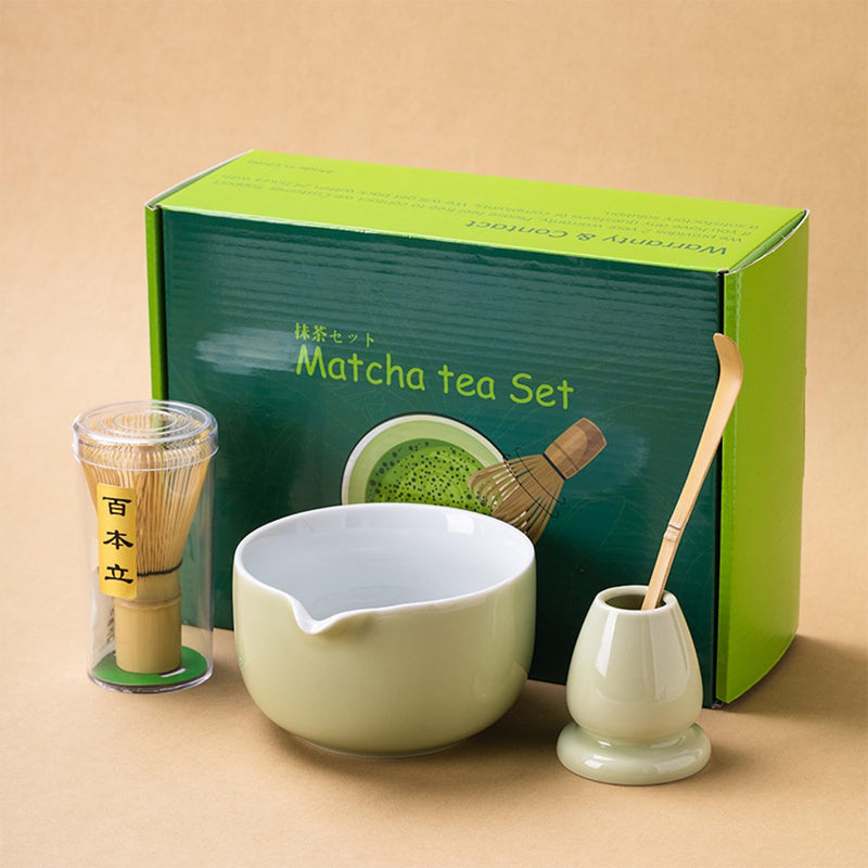 JIKANNOYA 抹茶セット 茶道具 初心者 抹茶 セット お点前セット 陶器 抹茶 抹茶茶碗 茶杓 茶杓立て 茶せん 百本立 茶筅立て くせ直し 綿茶巾 抹茶篩 茶道セット matcha set for beginners お手入れも簡単 母の日 父の日 誕生日 贈り物セット ギフトボックス包装 AQCJ47