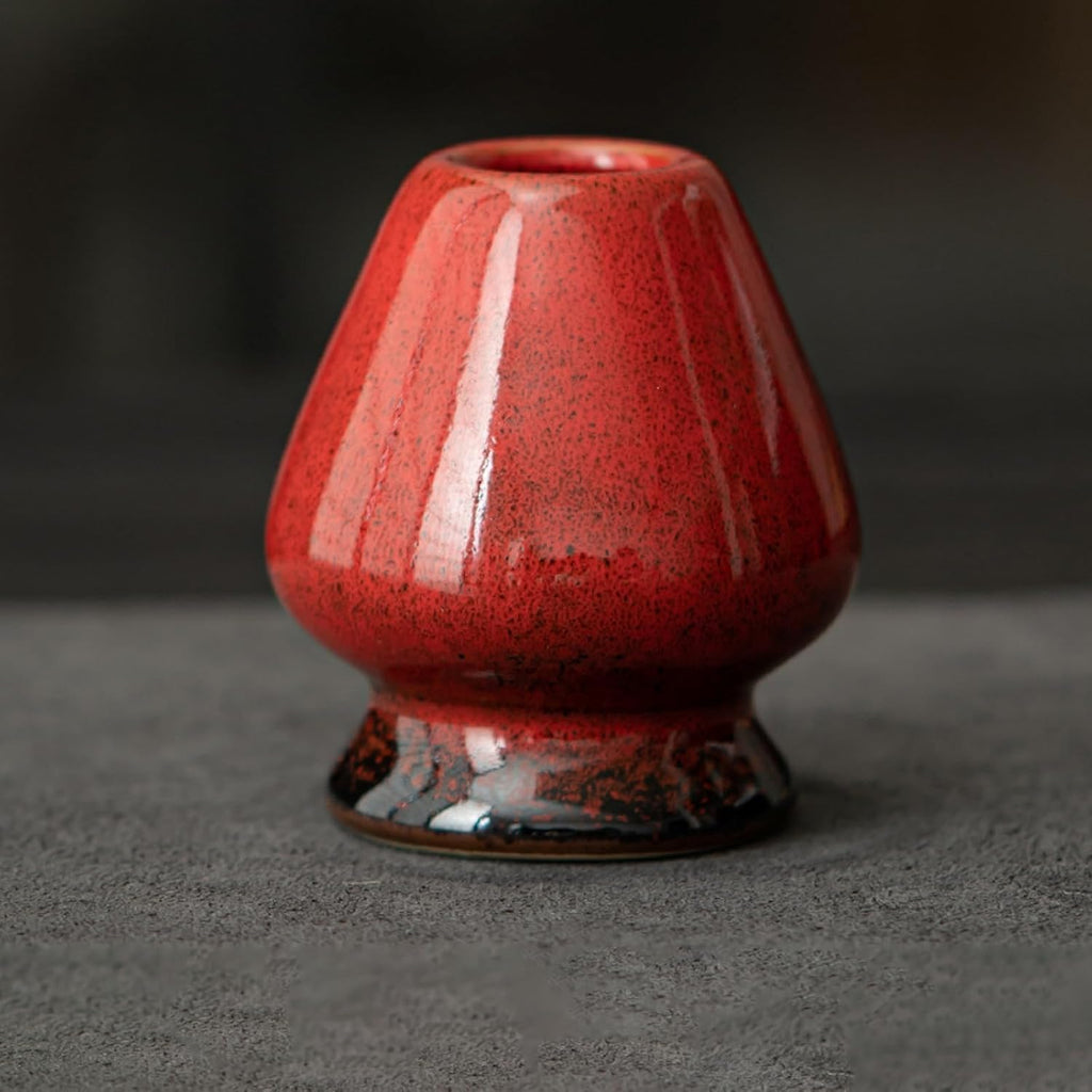 JIKANNOYA 茶道具 セット 抹茶セット お点前セット 4点セット 茶杓 茶筅 茶せん 百本立 茶筅立て くせ直し 初心者 抹茶スターター おうち時間グッズ お手入れも簡単 母の日 父の日 誕生日 贈り物 ブルー