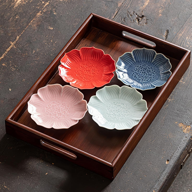 JIKANNOYA トレー お盆 竹製 滑らないトレー 天然竹 多目的トレイ 小物入れ 北欧 トレイ カフェトレー コースター 茶托 ティートレー 前菜プレート ランチョン お膳 お茶 食事用 卓上用トレイ 定食用 多機能 便利 家庭用 業務用 AQTP18