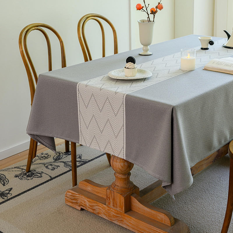JIKANNOYA テーブルクロス 撥水 おしゃれ テーブルクロス- 長方形 花柄 北欧 テーブル table cloth for dining table 耐熱 防水 防油 汚れ防止 洗濯可能 お手入れ簡単 高級 リネン 長机用 家庭用 業務用 FSZB02